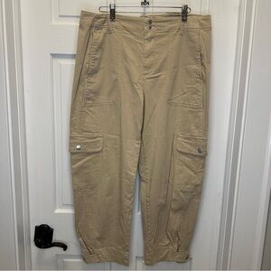 Liverpool Women's Barrel‎ Leg Khaki Pants